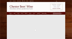 Desktop Screenshot of chesterbeerandwine.co.uk